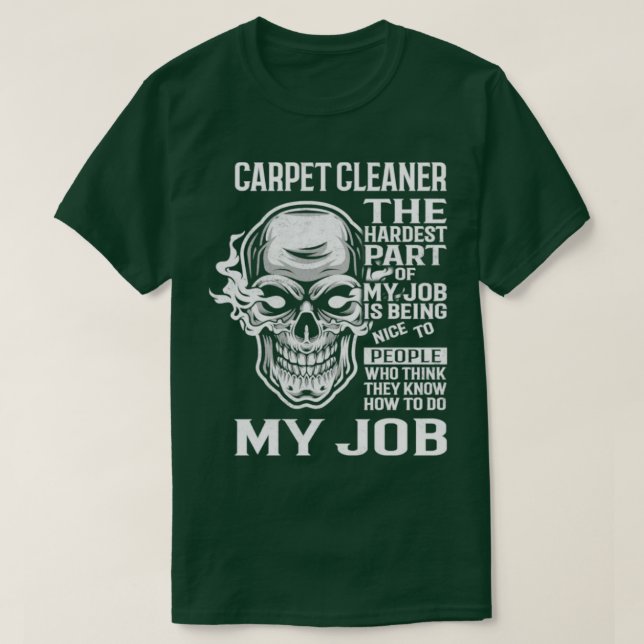 Carpet Cleaner T-Shirt (Design Front)