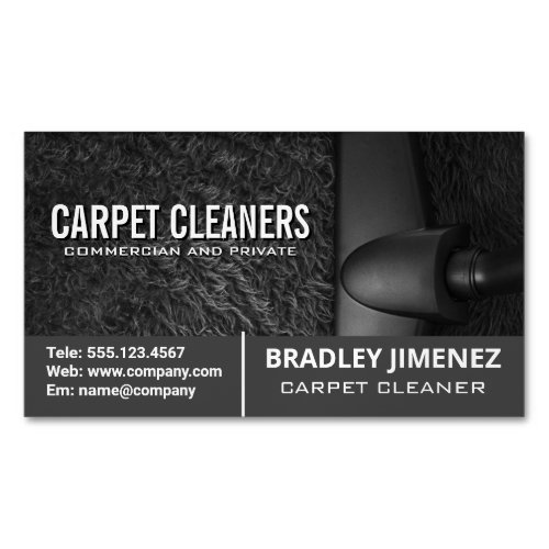 Carpet Cleaner  Vacuuming Machine Business Card Magnet