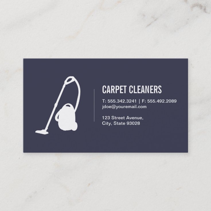 Carpet Cleaning Business Card | Zazzle