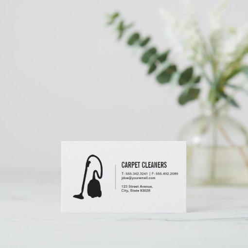 Carpet Cleaning Business Card Zazzle