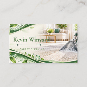Carpet Cleaning Business Card