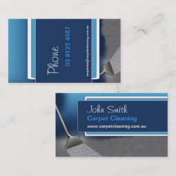 Carpet-Cleaning Business Card | Zazzle