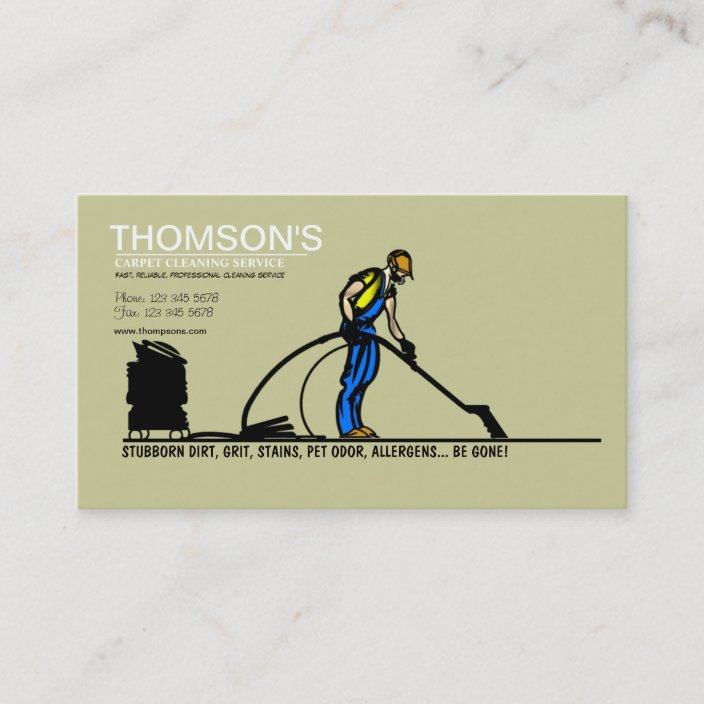 Carpet Cleaning Business Card Zazzle carpet-cleaning-business-card-zazzle
