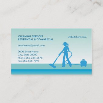 Carpet Cleaning Business Card Template | Zazzle