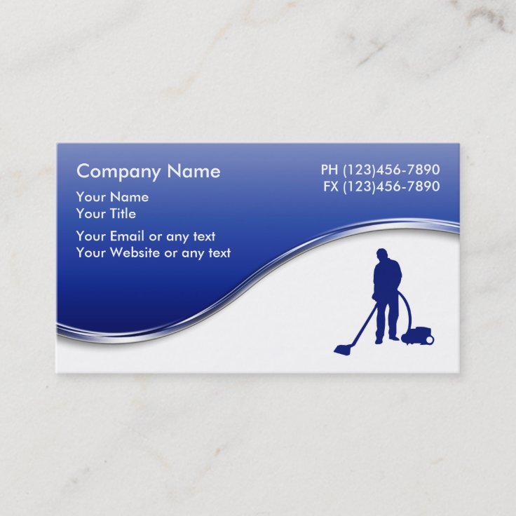 Carpet Cleaning Business Cards | Zazzle