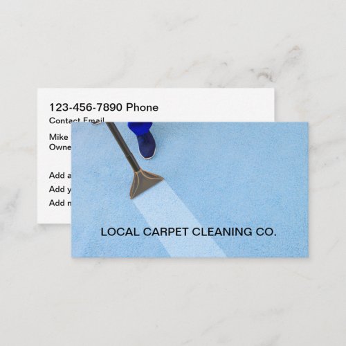 Carpet Cleaning Experts Business Cards