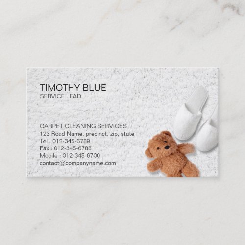 Carpet Cleaning Service Business Card