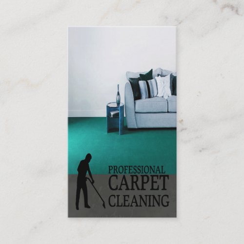 Carpet Cleaning Service Business Card