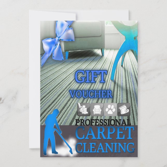 Carpet Cleaning Service Gift Voucher (Front)