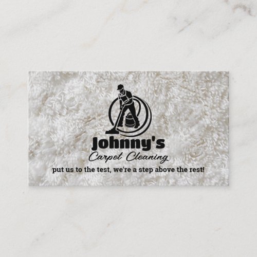 Carpet Cleaning Slogans Business Card