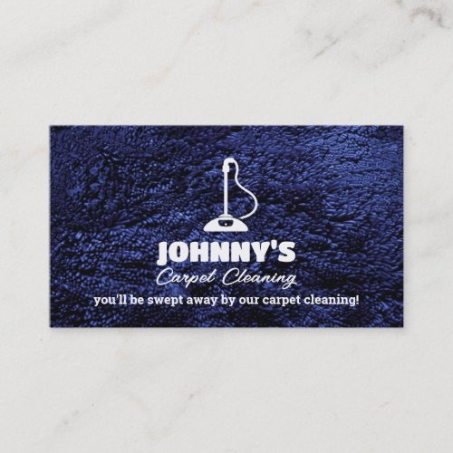 Carpet cleaning slogans Business Card