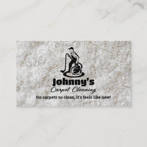Carpet Cleaning Slogans Business Card