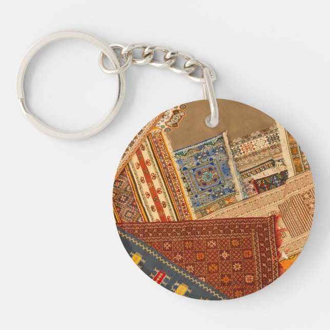 Carpet Collage Close Up Keychain (Front)