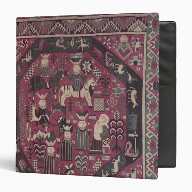 Carpet depicting knights binder (Front/Inside)