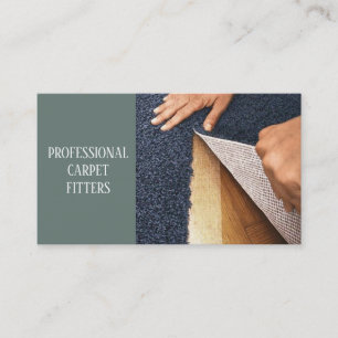 Carpet Fitter Service Professional  Business Card