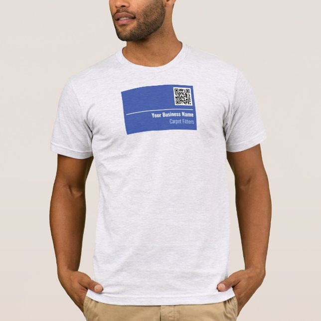 Carpet Fitters QR Code T-Shirt (Front)