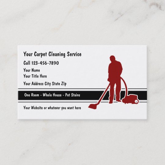 Carpet Floor Cleaning Business Cards | Zazzle.com