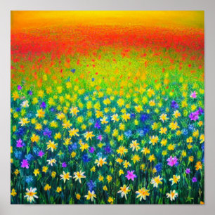 Carpet of Many Colors Poster