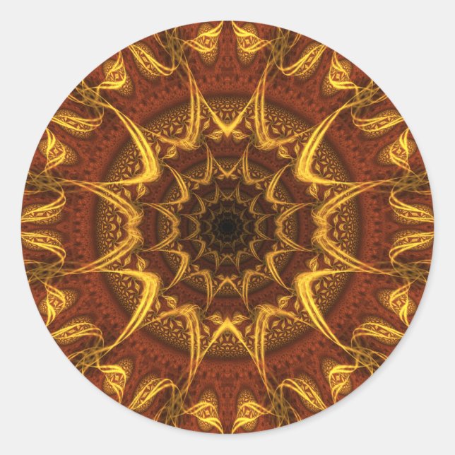 Carpet of the Sun Classic Round Sticker (Front)