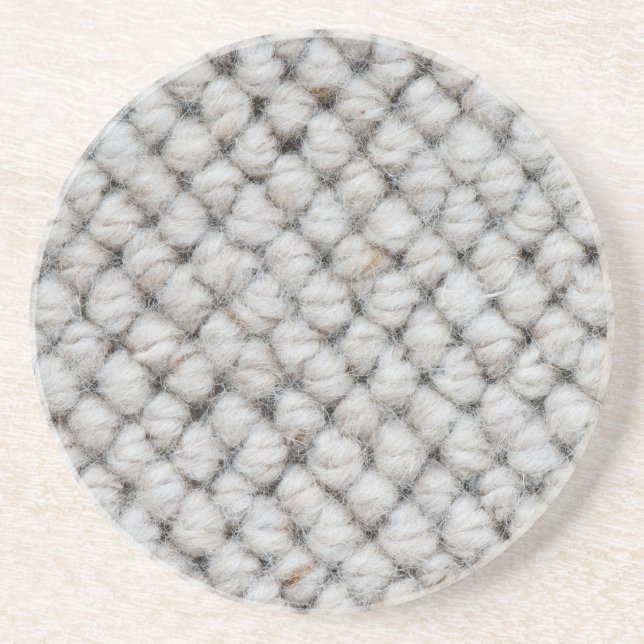 Carpet texture drink coaster (Front)