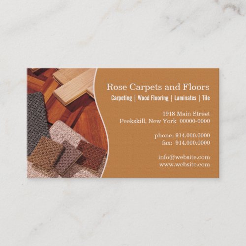 Carpets and Floors Business Card
