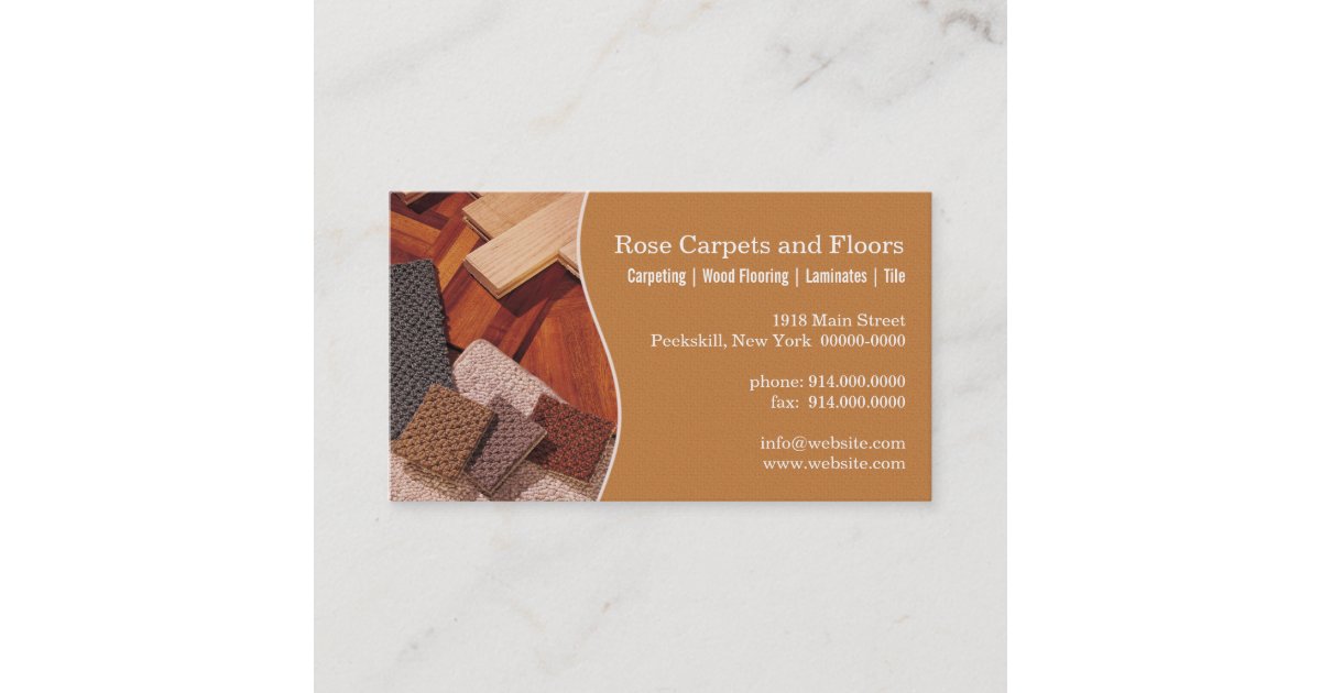 Carpets and Floors Business Card