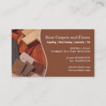 Carpets And Floors Business Card at Zazzle