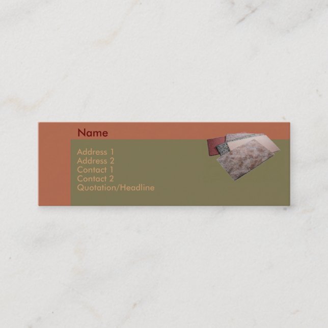Carpets Business Card (Front)