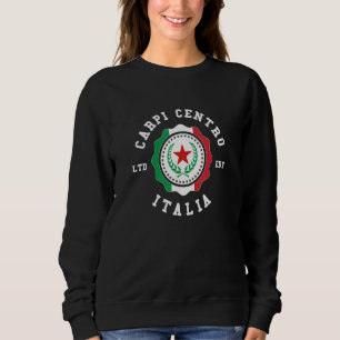 Carpi Centro Italy Flag Badge Vintage Sweatshirt