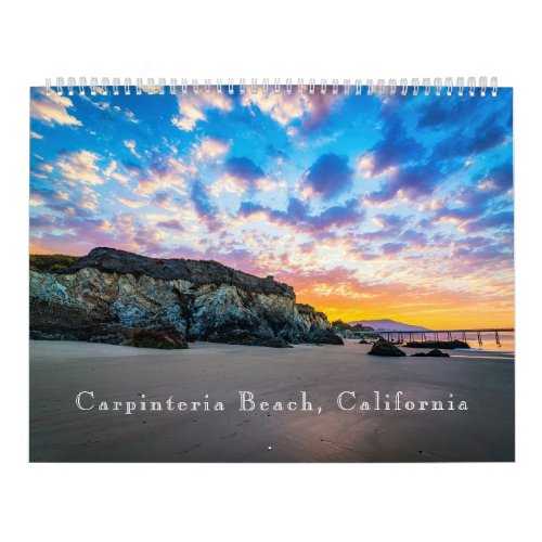 Carpinteria Beach California Calendar