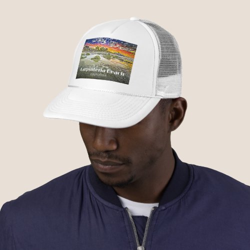 Carpinteria Beach Sunrise Trucker Hat