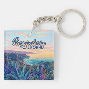 Carpinteria California Santa Barbara Ventura Beach Keychain