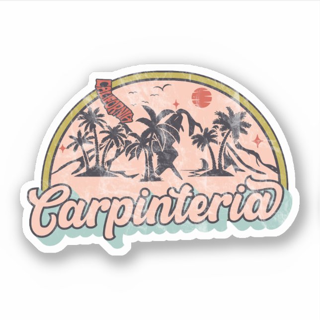 Carpinteria, California Sticker (Front)