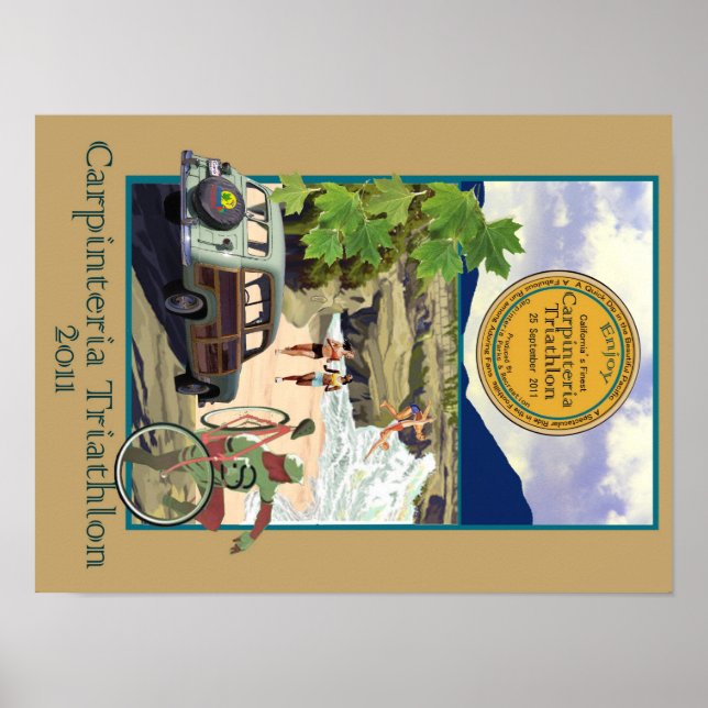 Carpinteria Triathlon 2011 Poster (Front)