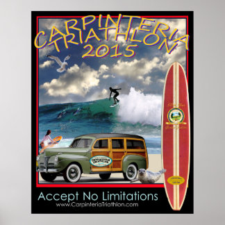 Carpinteria Triathlon 2015 Poster