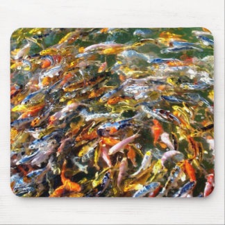 carps koi mouse pad