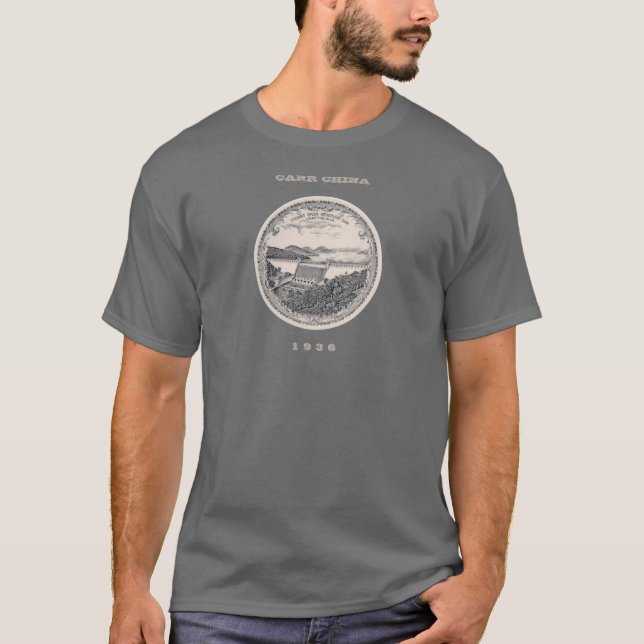 Carr China's Tygart Dam Plate T-Shirt (Front)