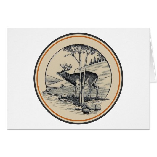 Carr China's WV State Parks Design: Deer Cards (Front Horizontal)