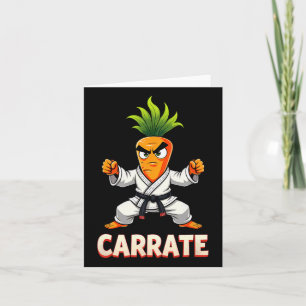 Carrate Karate Carrot Mma Students Trainer 1 Card
