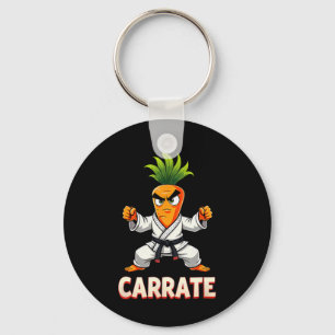 Carrate Karate Carrot Mma Students Trainer _1 Keychain