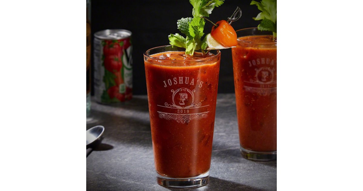 Carraway Custom Bloody Mary Glass (Personalized Product)