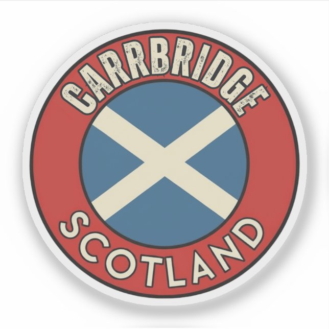 Carrbridge, Scotland Sticker (Front)