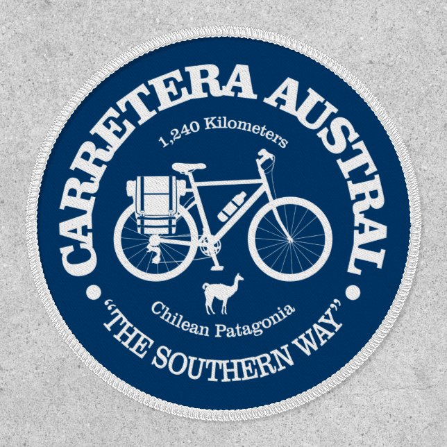 Carretera Austral (cycling)  Patch (Front)