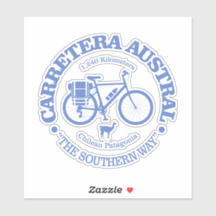 Carretera Austral (cycling) Sticker