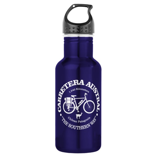 Carretera Austral (TB)  Stainless Steel Water Bottle (Front)
