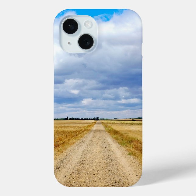 Carretera Boadilla del Camino - Itero de la Vega Case-Mate iPhone Case (Back)