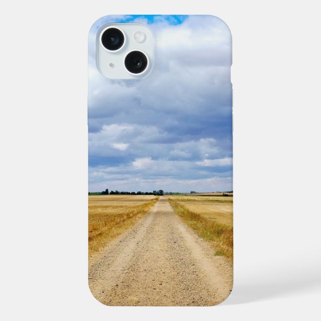 Carretera Boadilla del Camino - Itero de la Vega iPhone Case (Back)