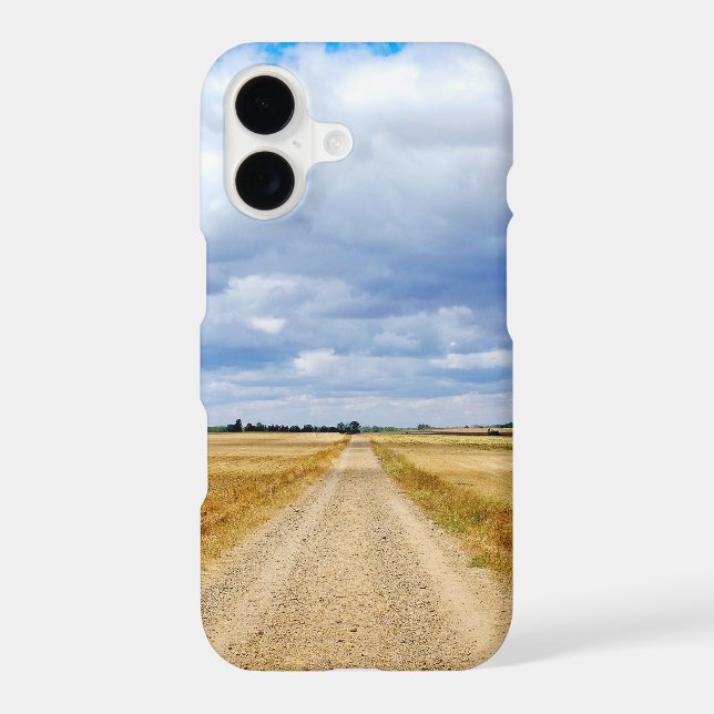 Carretera Boadilla del Camino - Itero de la Vega iPhone Case (Back)
