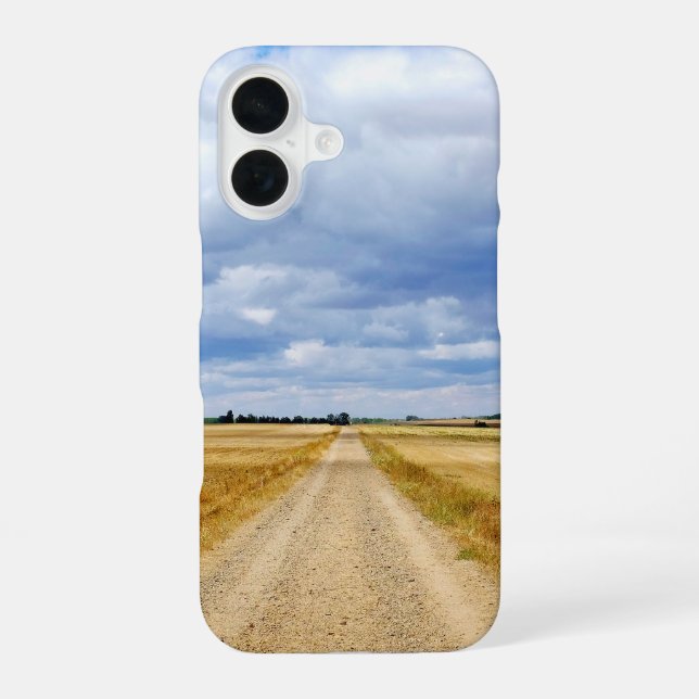 Carretera Boadilla del Camino - Itero de la Vega iPhone Case (Back)