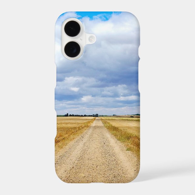 Carretera Boadilla del Camino - Itero de la Vega iPhone Case (Back)